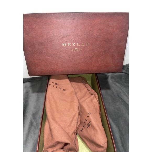 Mezlan Gables 13778-F Cognac Alligator Monk Strap 8.5M Handmade Spain NIB Shoes - Picture 10 of 10